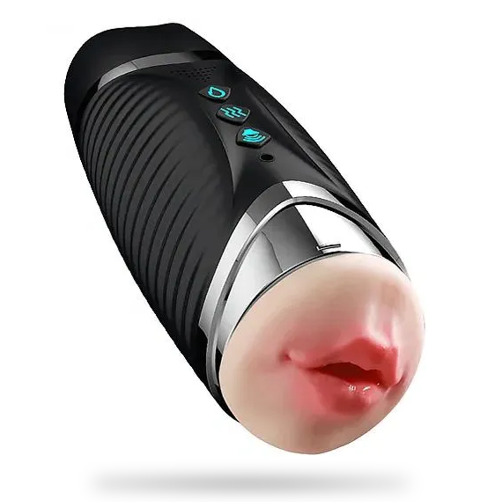 Double Head Male Masturbator Intelligent Heating Sound Blowjob Toy-Uxolclub - Best Adult Sex Toys Online Retailers