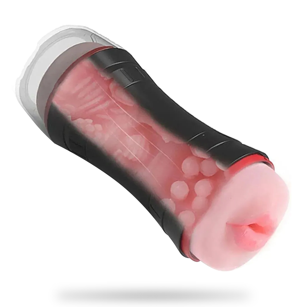 Double Head Vacuum Silicone Sucking Masturbation Cup