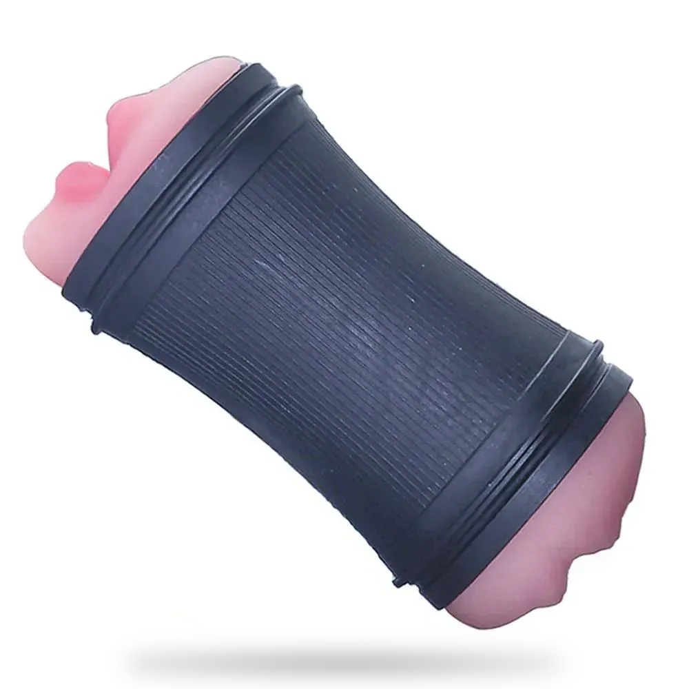 Double Head Blowjob Simulator - Vacuum Silicone Best Pocket Pussies