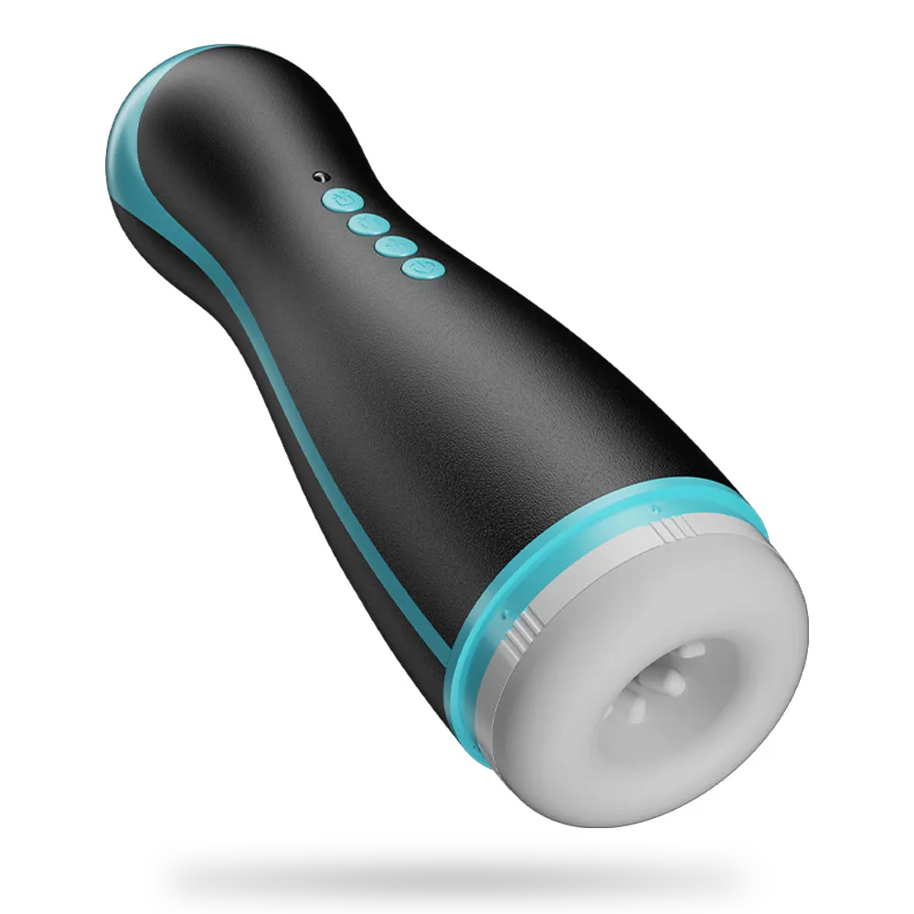 Smart Vibrating Suction Masturbation Cup Heating Blowjob Sex Toy