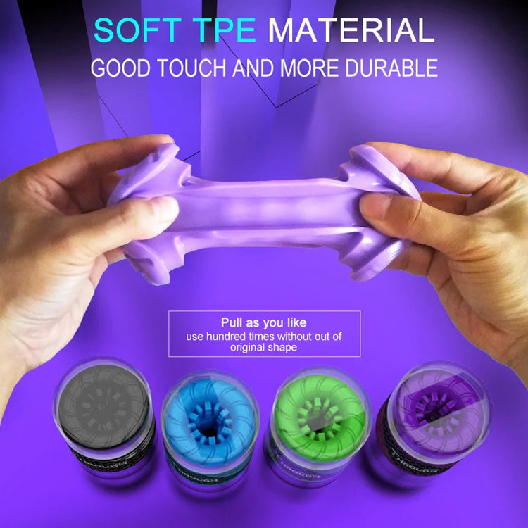 Double Openings Textured Male Stroker Toy-Uxolclub