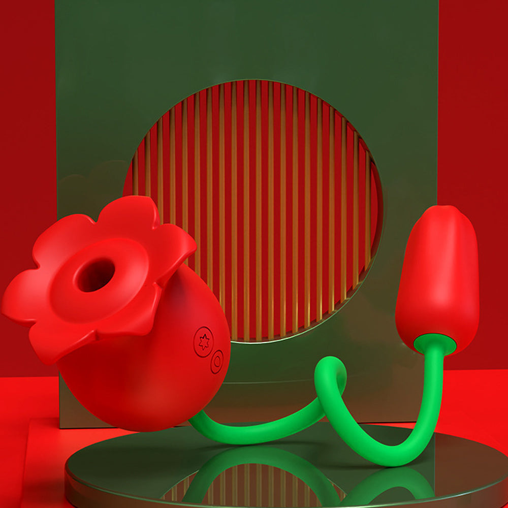 Rose Vibrator Stamen Vibrating Suction Clitoral Massage Vibrating Egg-Uxolclub