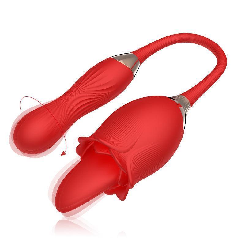 10 Frequency Tongue Licking 10 Frequency Twist Vibrator-Uxolclub