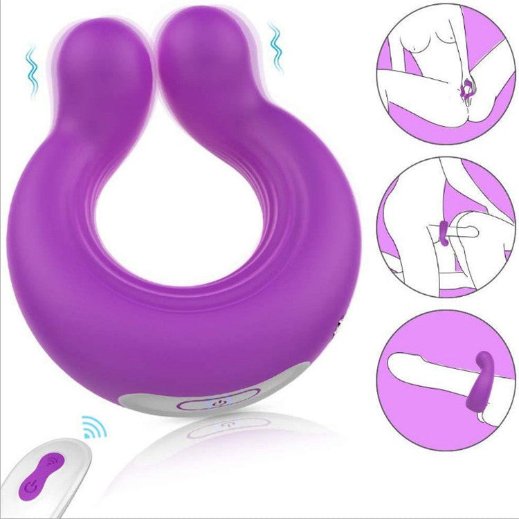 Silicone vibrating massage penis ring-Uxolclub