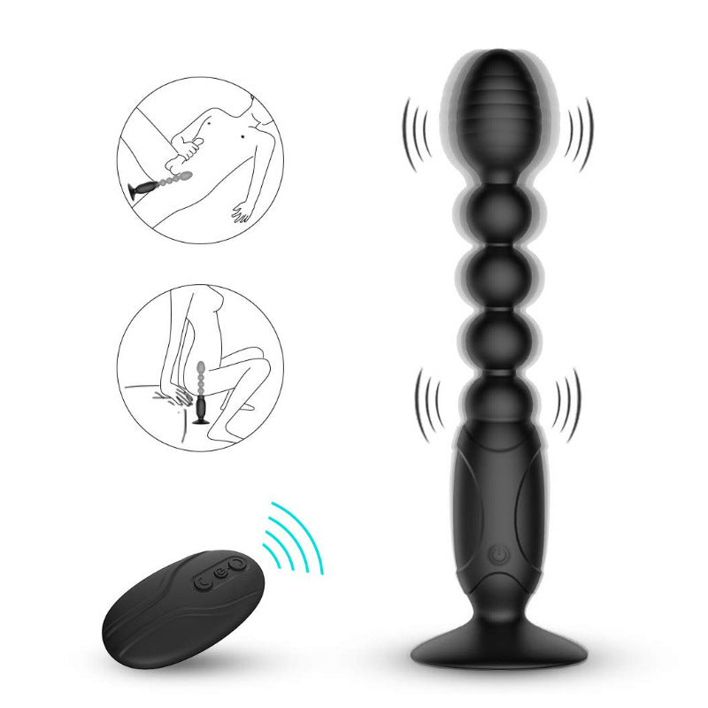Massager Silicone Pull Bead Anal Plug-Uxolclub