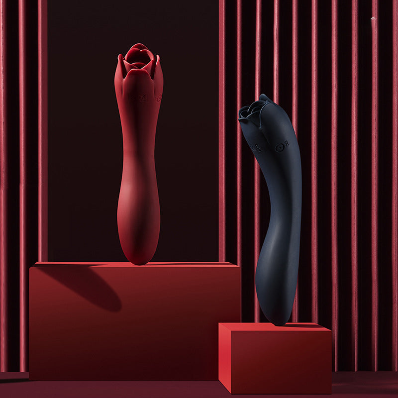 Rose Vibrator Tongue Sucking Rose Vibration in Water-Uxolclub - Best Adult Sex Toys Online Retailers
