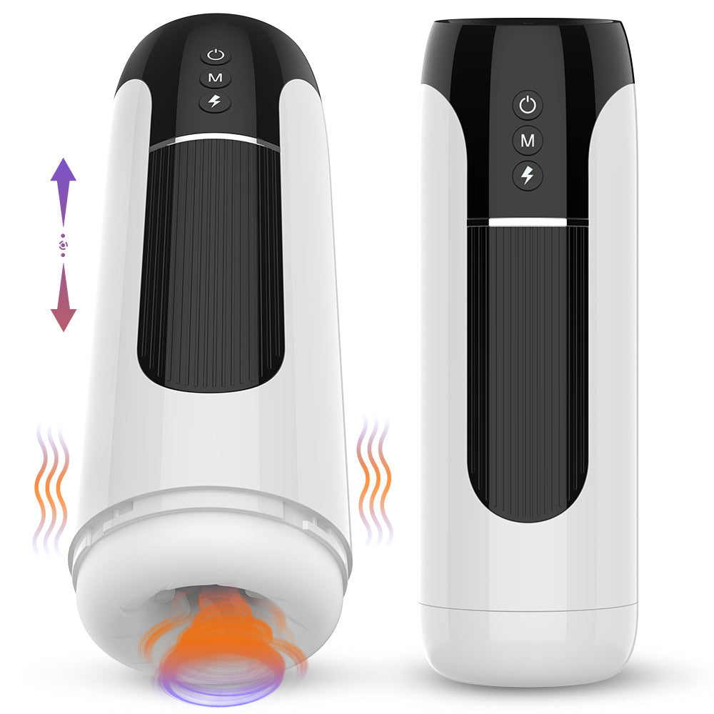 Fully Automatic Male Telescopic Vibrating Vocal Masturbator-Uxolclub