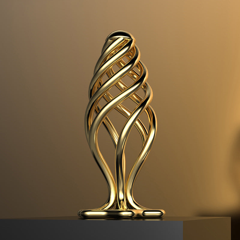 Men's Metal Hollow Anal Plug-Uxolclub