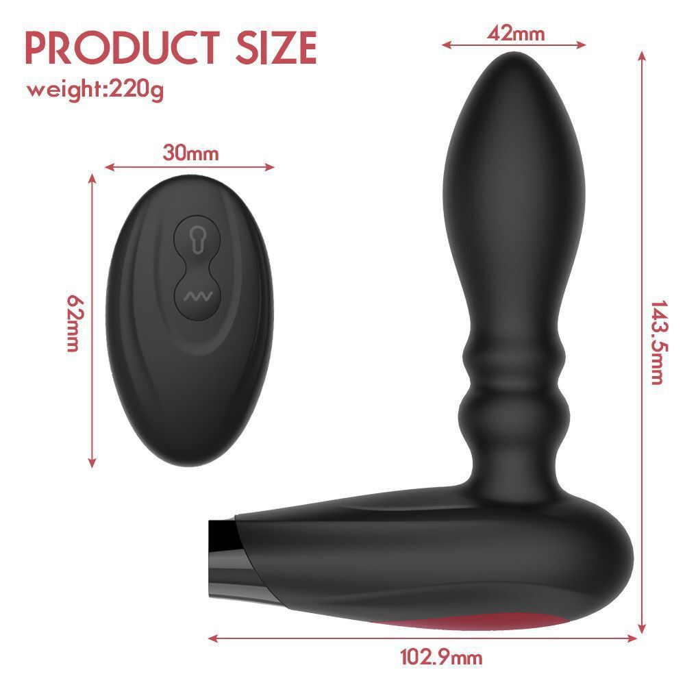 Backyard Strong Vibration Inflatable Anal Plug-Uxolclub