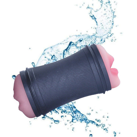 Double Head Blowjob Simulator - Vacuum Silicone Best Pocket Pussies-9