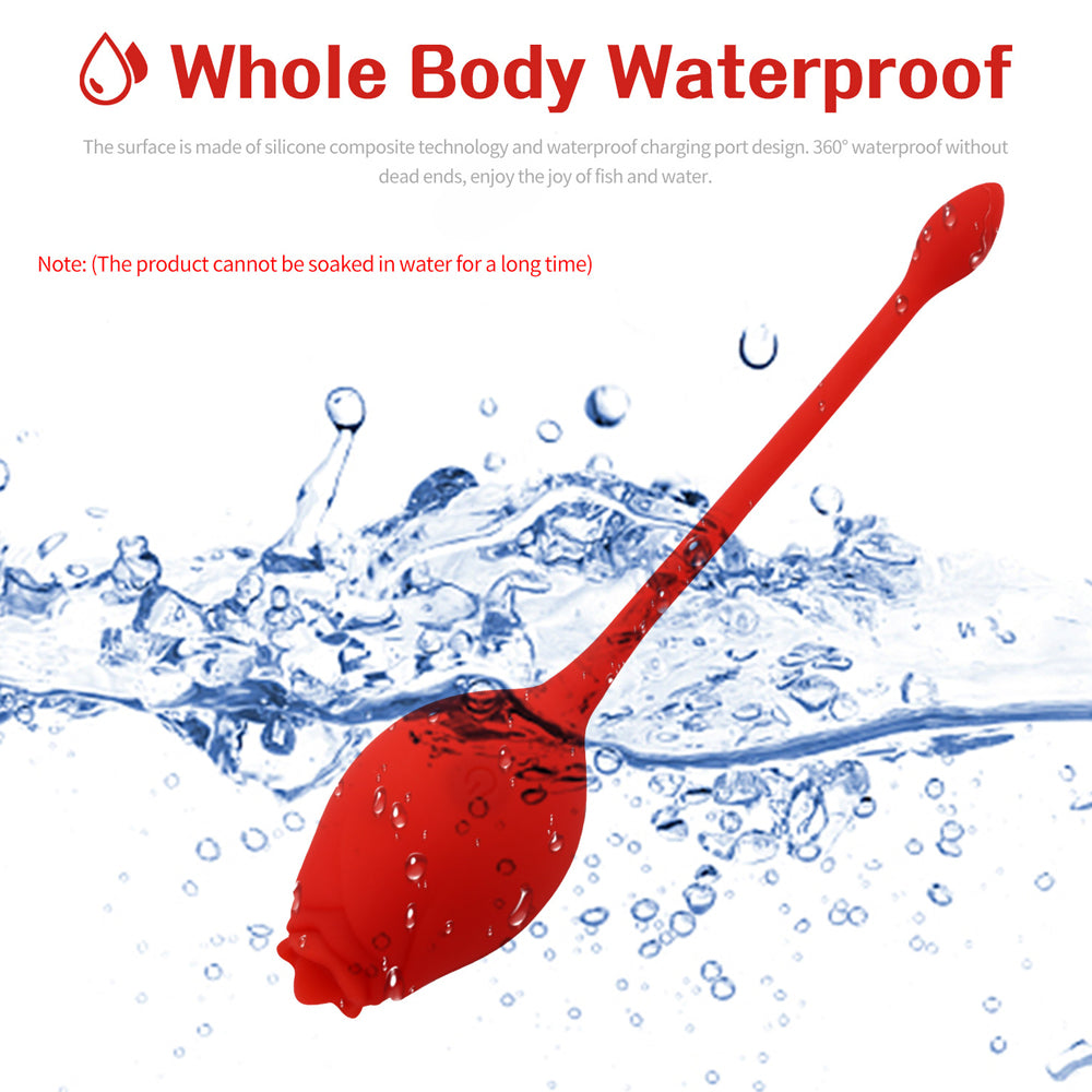 Rose Vibrator Women Masturbation Belt Vibrating Egg-Uxolclub