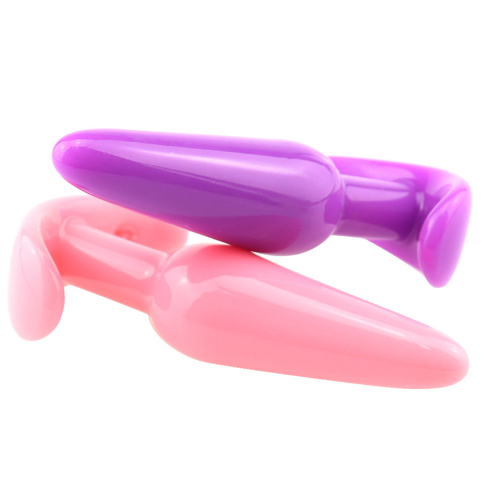 Push-Back Silicone Anal Plug