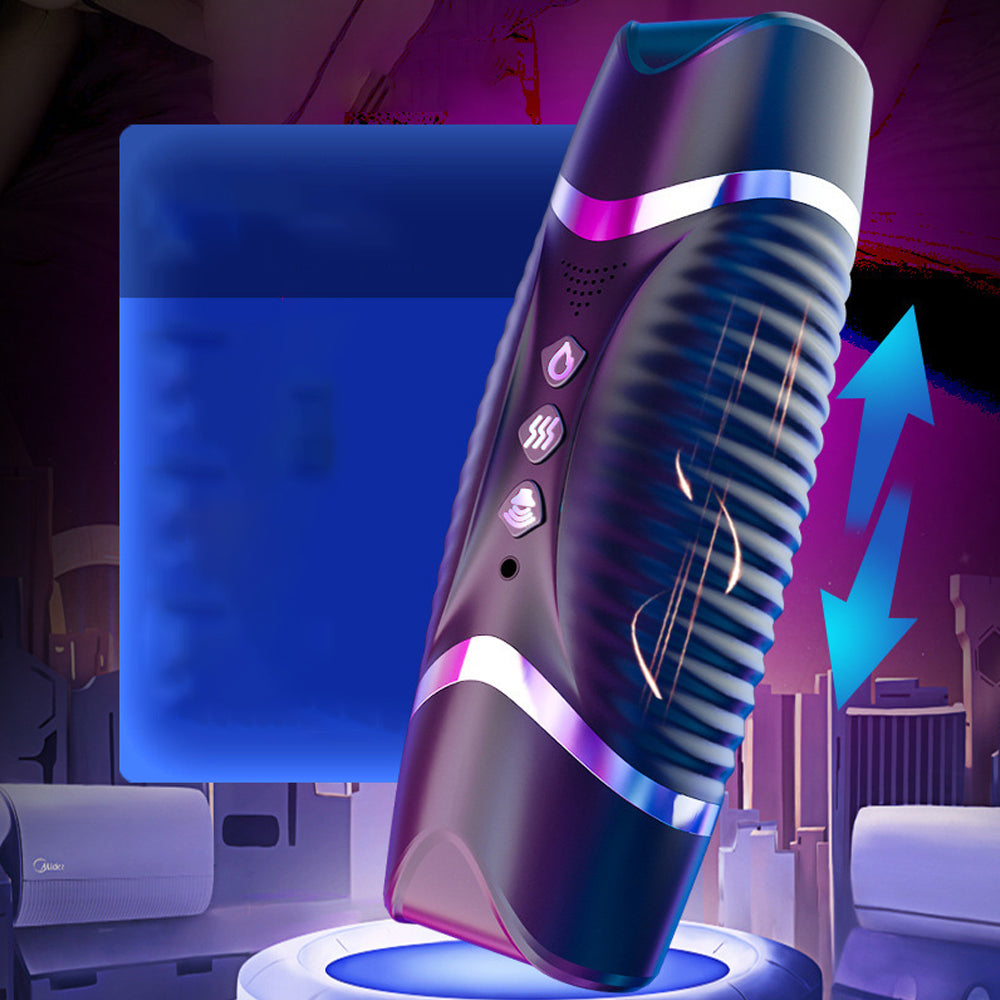 Double Head Male Masturbator Intelligent Heating Sound Blowjob Toy-Uxolclub - Best Adult Sex Toys Online Retailers