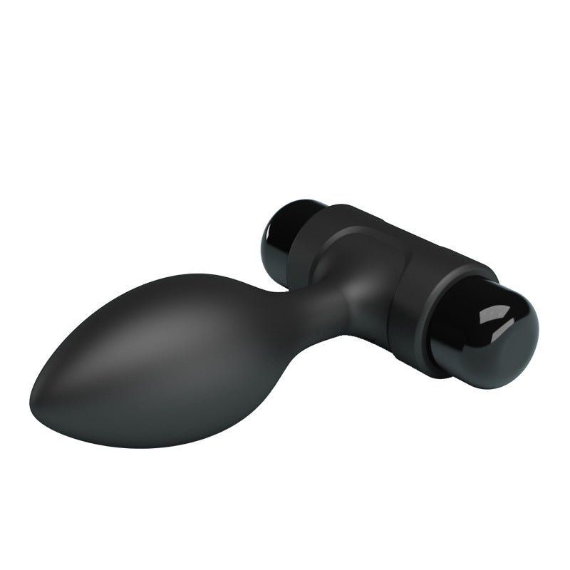 10-Frequency Strong Vibration Silicone Massage Anal Plug-Uxolclub