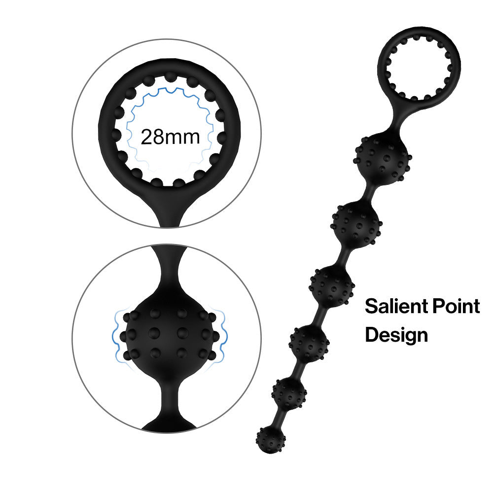 Black Butt Plug - Large Butt Plugs | 6 Silicone Butt Plugs | Vibrating Butt Plugs-Uxolclub