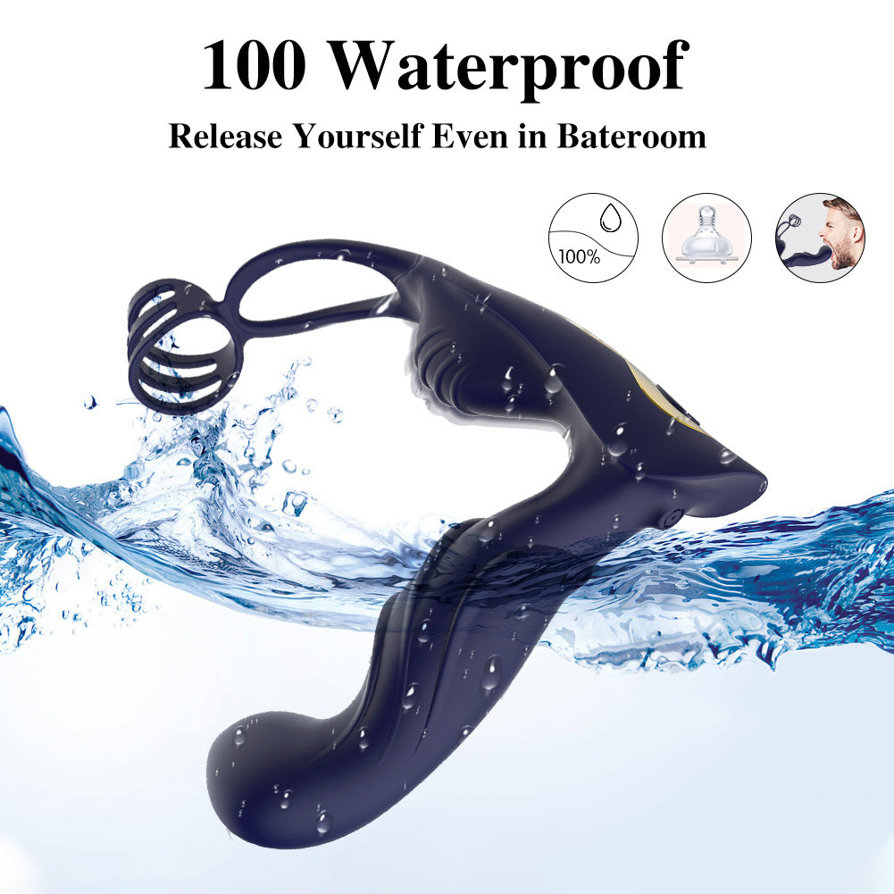 Prostate Massager Remote Control Male Masturbator Anal Plug Trainer-Uxolclub