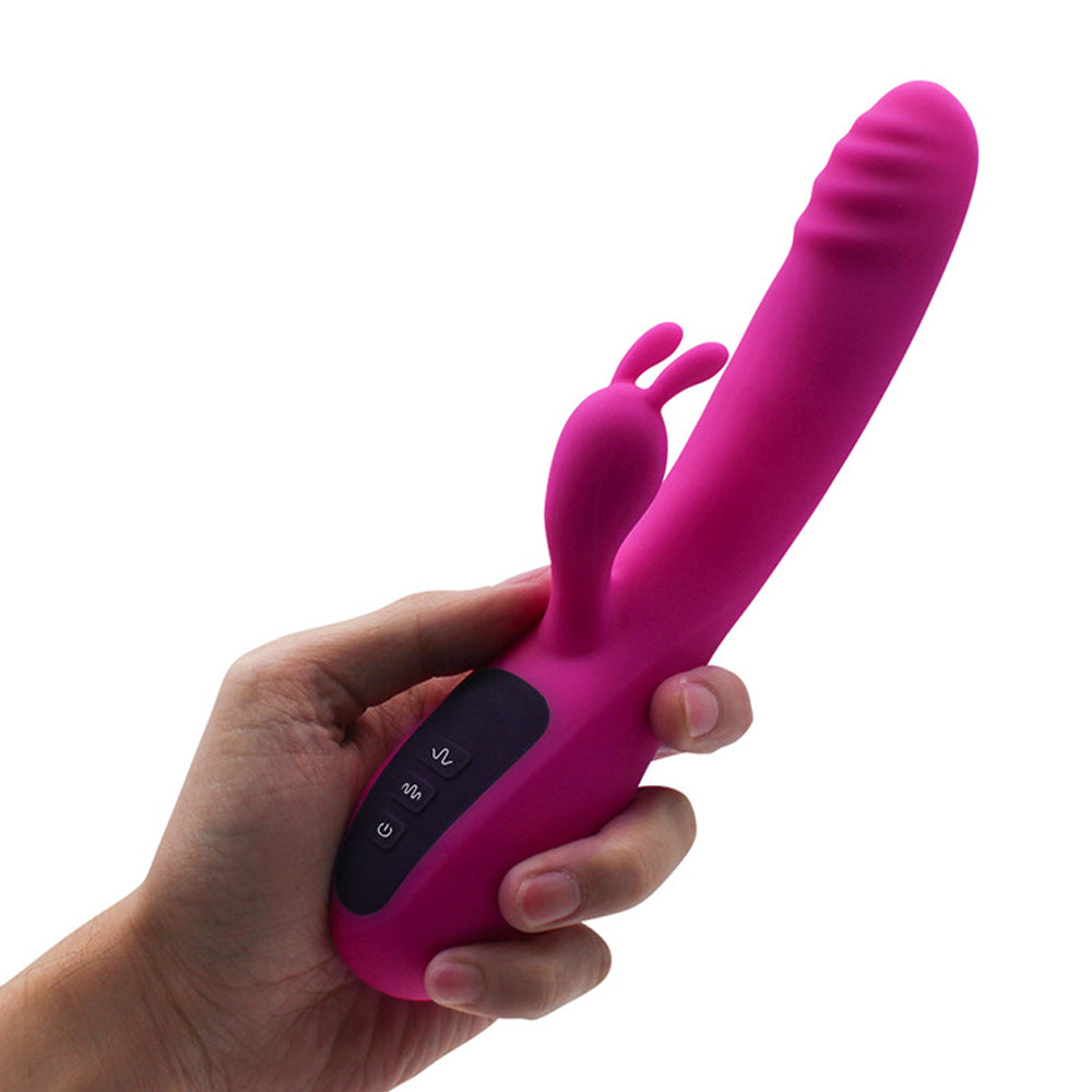 16-Mode Rabbit Vibrato| Waterproof Silicone Vibrating Dildos-Uxolclub