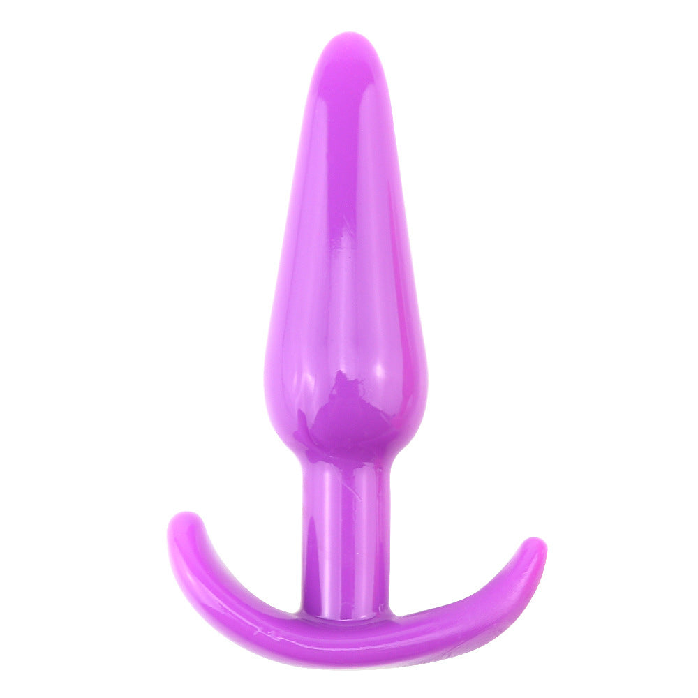 Push-Back Silicone Anal Plug