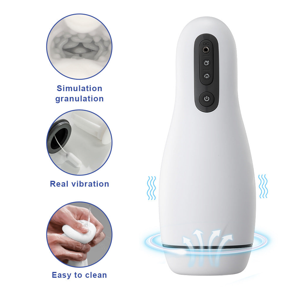 Penguin 10 Vibration 3 Sucking Automatic Masturbation Cup Telescopic Heating Glan Stimulator Sex Toy for Men-Uxolclub - Best Adult Sex Toys Online Retailers
