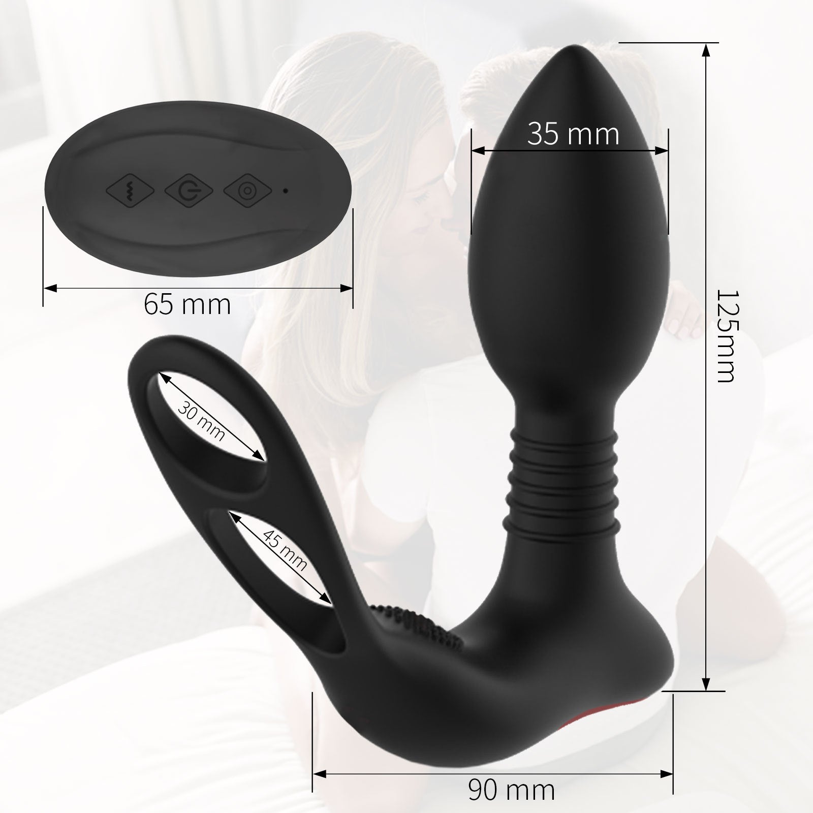Prostate Massage 10 Frequency Vibrator Anal Plug-Uxolclub