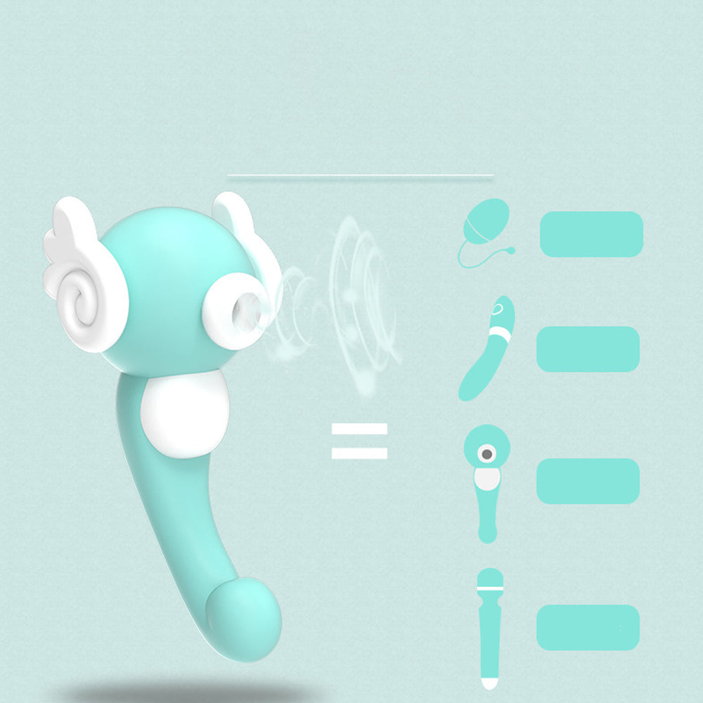 Sucking Tongue Licking Flirting  Vibrator Masturbator-Uxolclub