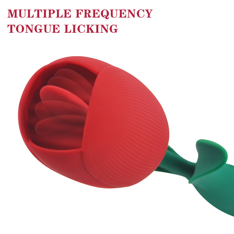 8 Frequency Vibration + 5 Frequency Tongue Licking Masturbator-Uxolclub