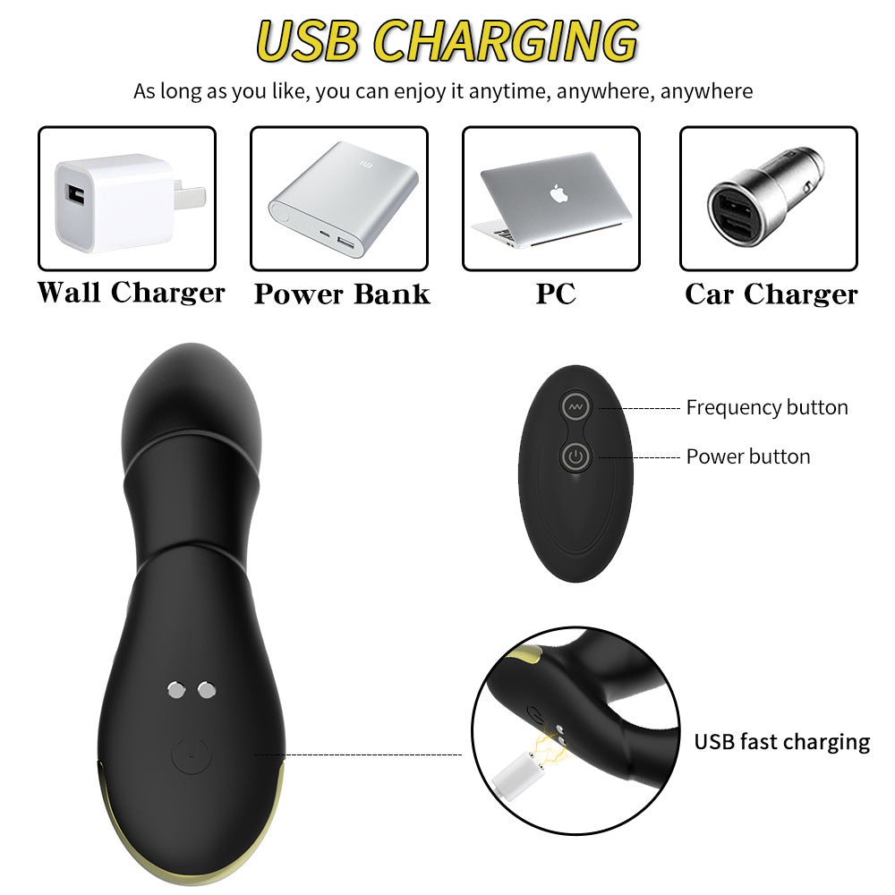 Telescopic Prostate Massager Wireless Remote Control Anal Plug-Uxolclub -  Best Adult Sex Toys Online Retailers