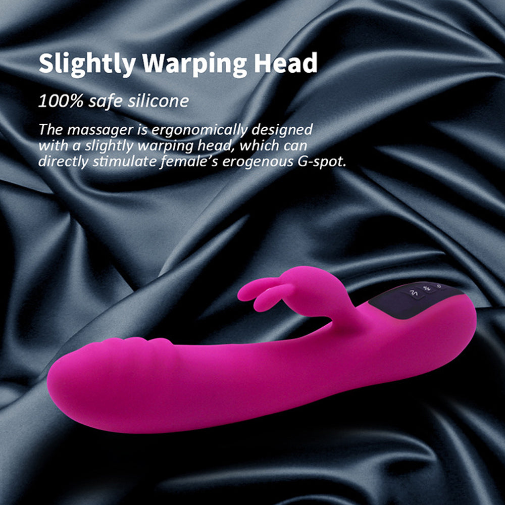 16-Mode Rabbit Vibrato| Waterproof Silicone Vibrating Dildos-Uxolclub