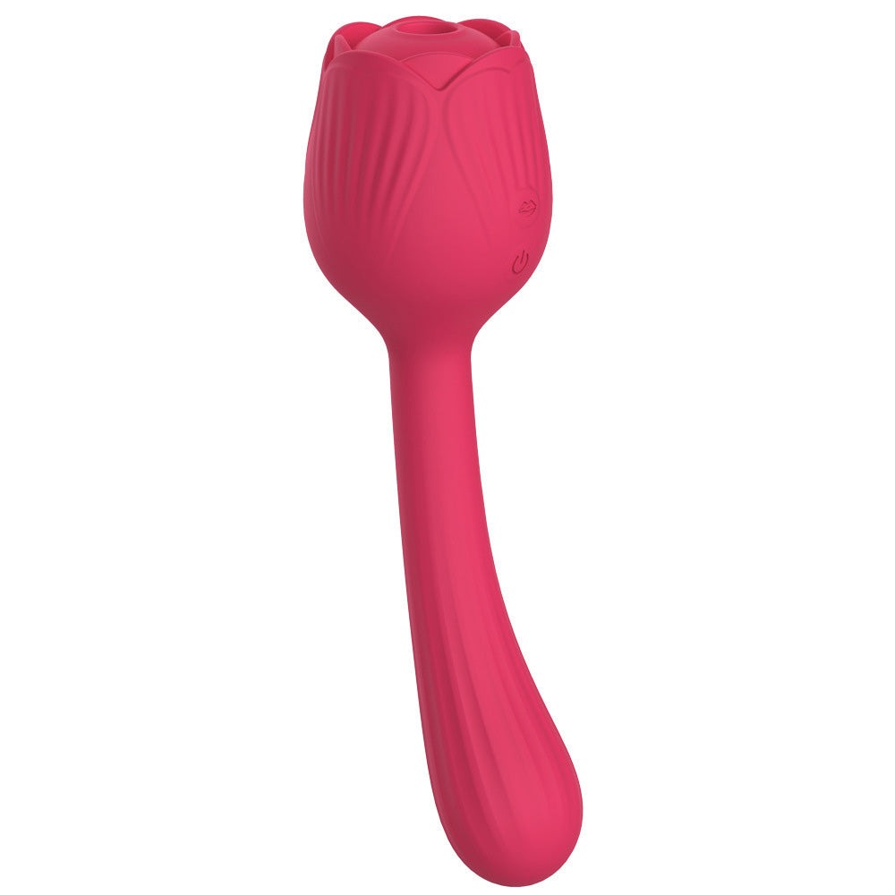 Rose Vibrator Female Masturbator Sucking Nipple Vibrator-Uxolclub