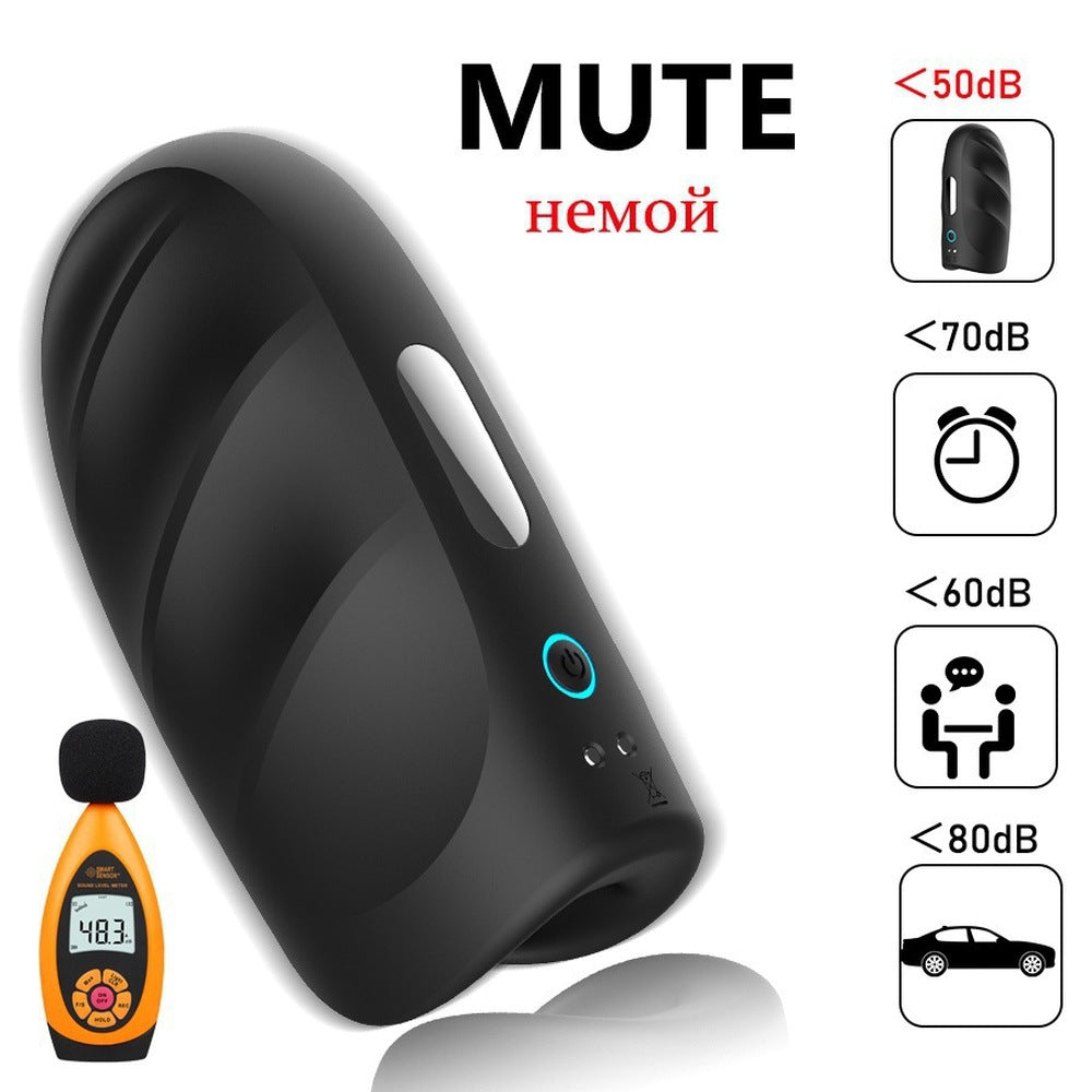 Black Warrior II 10 Frequency Clip Suction Vibration Masturbation Cup Hot Octopuss-Uxolclub