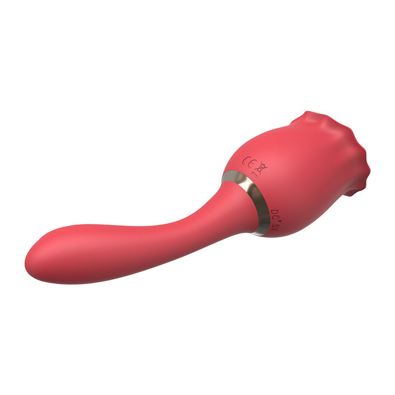 Rose Tongue Licking Vibrating Masturbator-Uxolclub