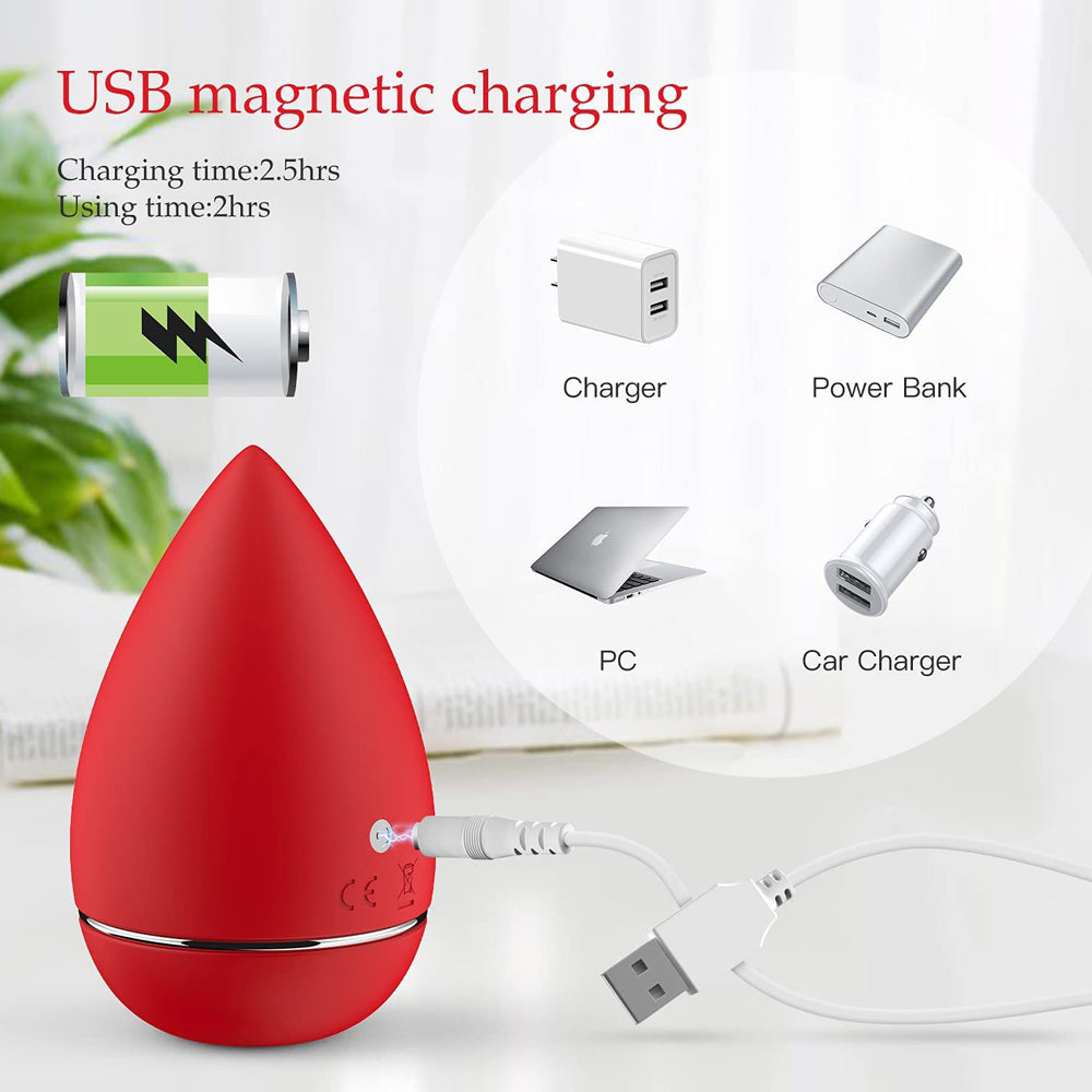 10 Frequency Rose Vibrator Stimulation Vibrating Suction Rose Toy-Uxolclub