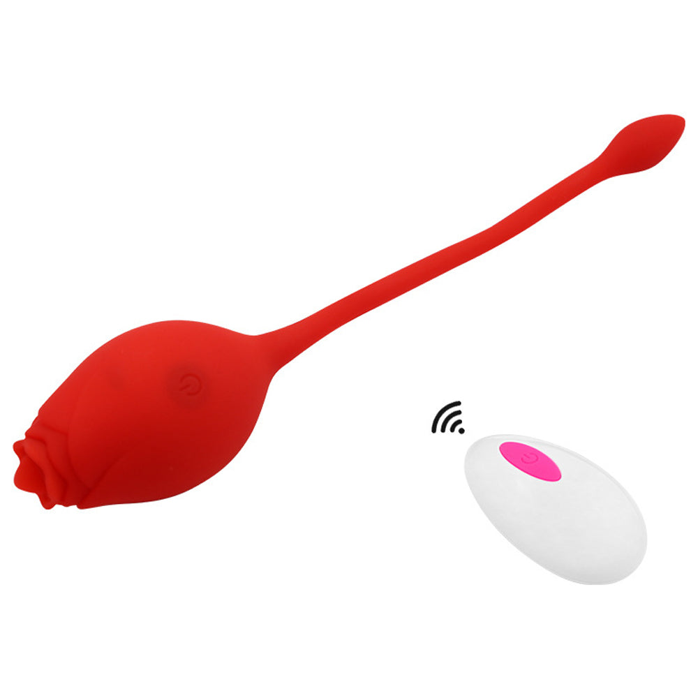 Rose Vibrator Women Masturbation Belt Vibrating Egg-Uxolclub