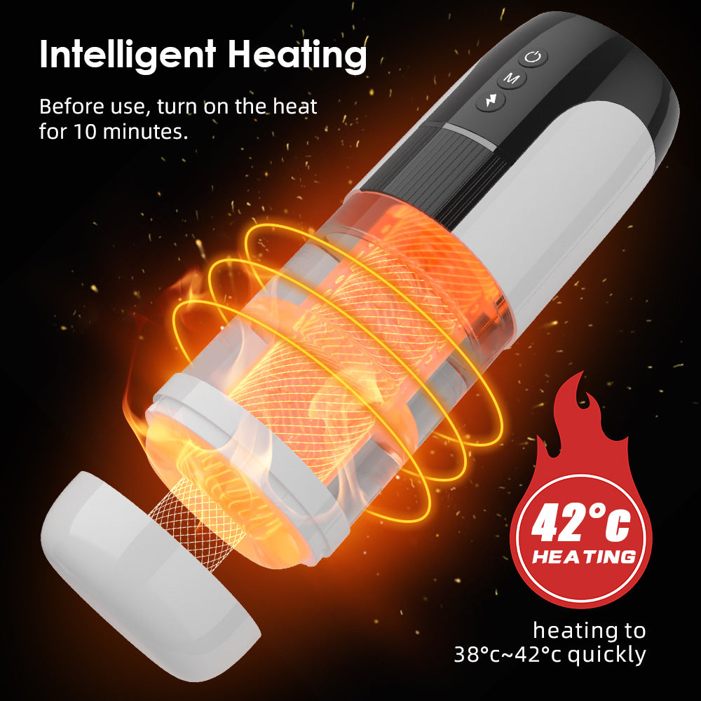 TurboVortex 7 Vibrating Telescoping Voice Male Masturbation Cup