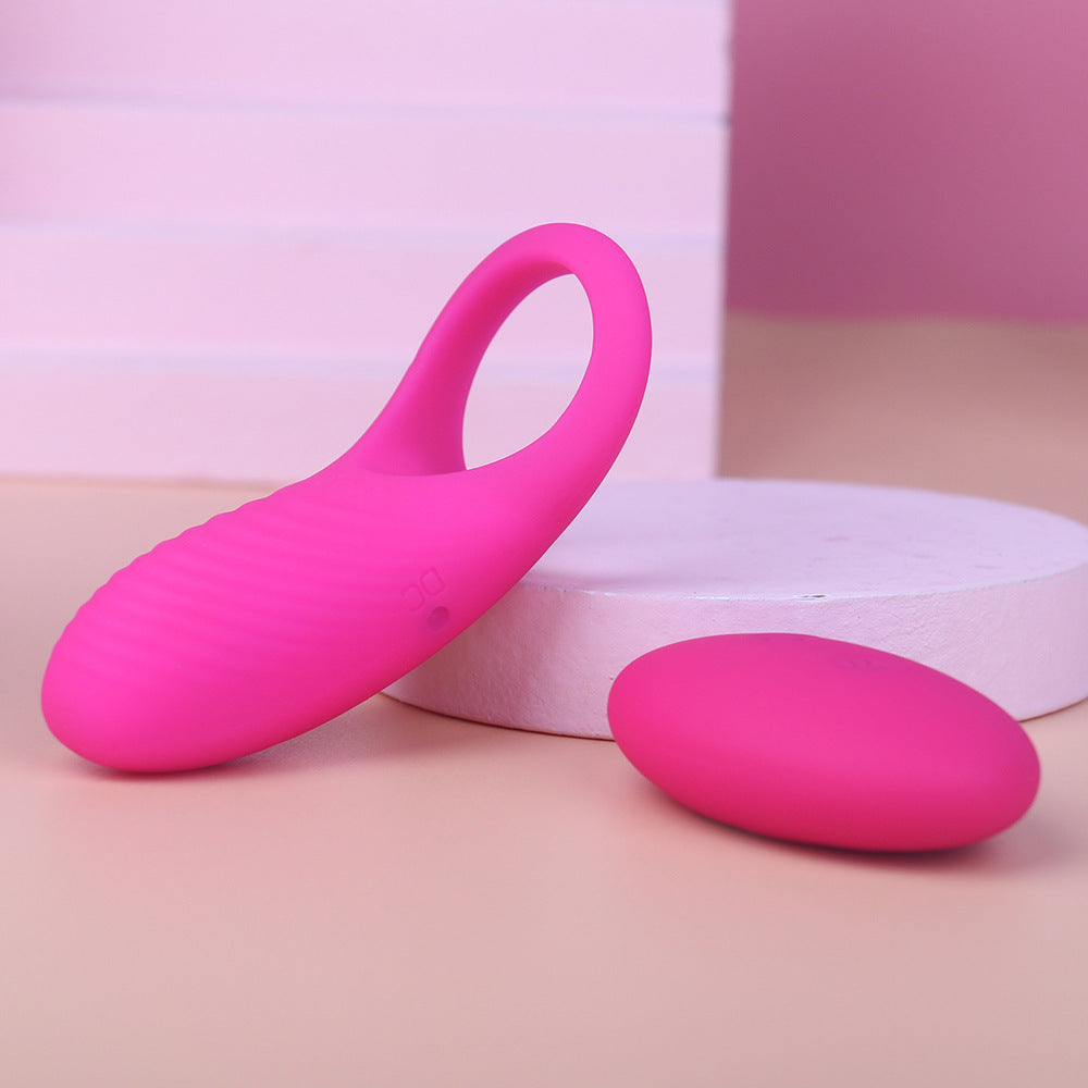 Remote control vibration lock fine ring toy-Uxolclub