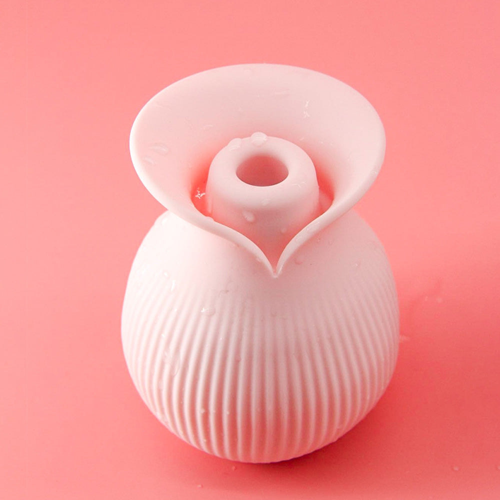 Vibrating Rose Nipple Vibrator Rose Suction Vibrator-Uxolclub