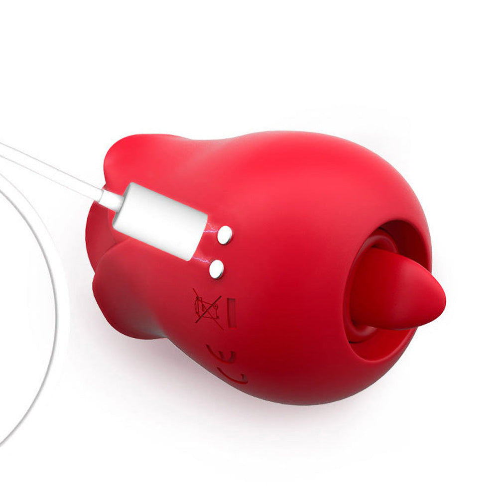 Rose Tongue Vibrator Female Masturbation Clitoral Stimulator Vibrator Rose-Uxolclub