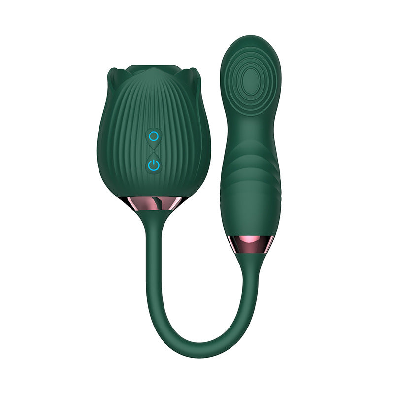 rose vibrating egg Adult Waterproof Powerful Dildo Vibrator G-Spot Massager Sex Toys for Women main image 1