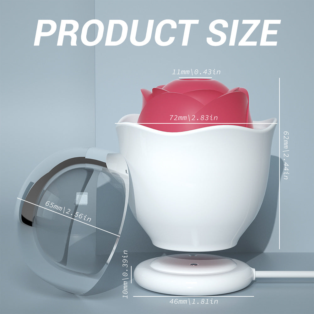Rose suction Vibrator | Clitoral Stimulation Sucking Rose Vibrator-Uxolclub