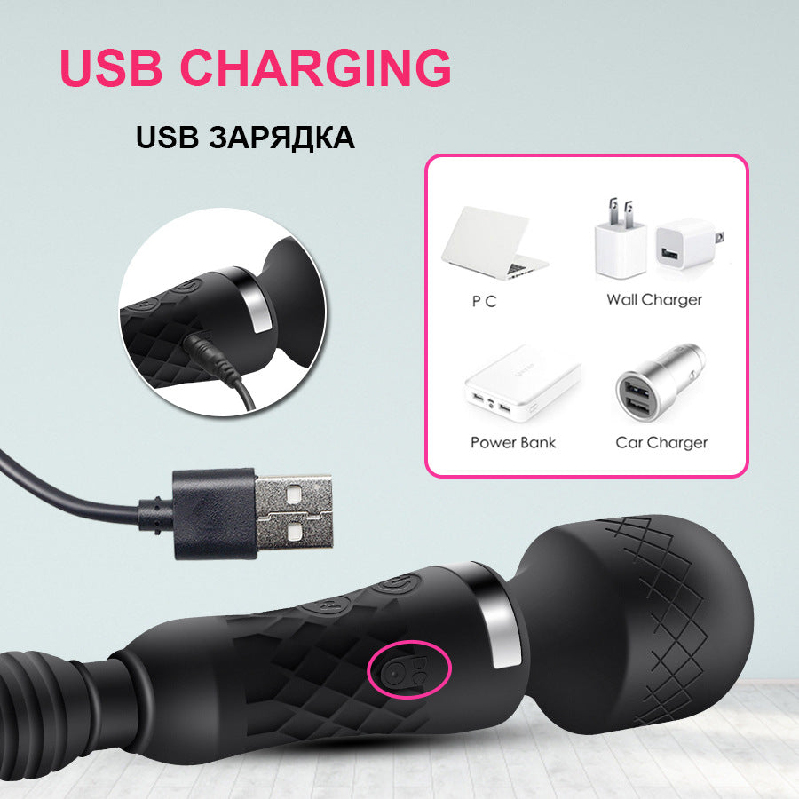 10 Frequency Double Vibrating Masturbation Butt Plug-Uxolclub