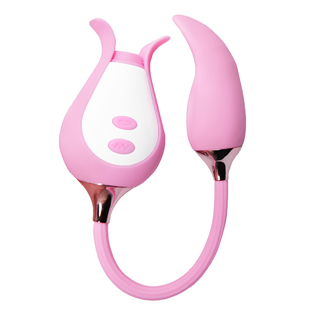 Rose Vibrator With Vibrating Egg Female Masturbation Vibrating Suction-Uxolclub