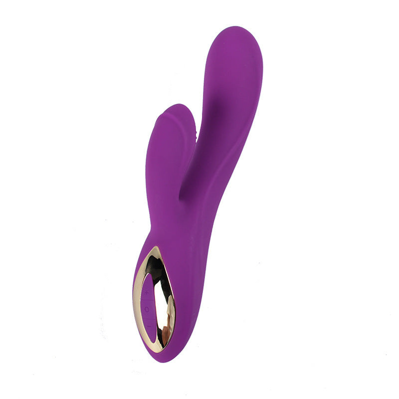 Silent Multifunctional Purple Vibrator G-Spot Vibrating Dildos-Uxolclub