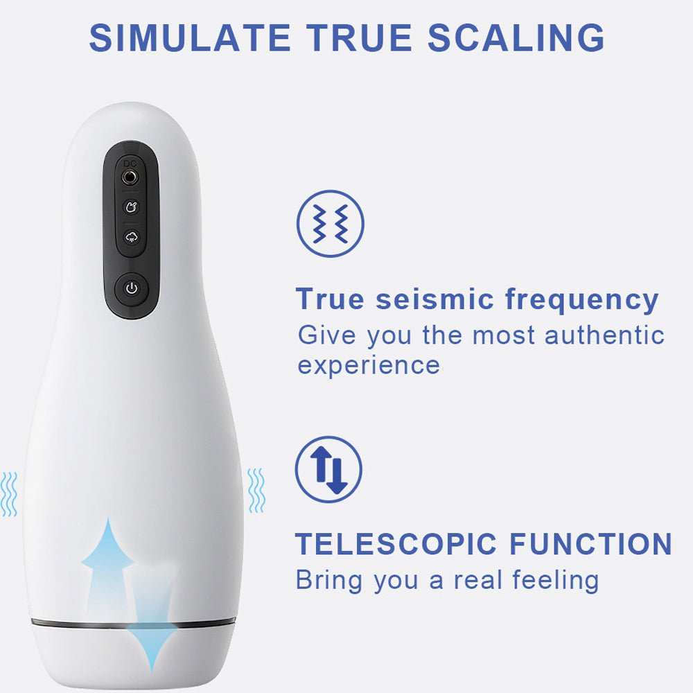 Penguin 10 Vibration 3 Sucking Automatic Masturbation Cup Telescopic Heating Glan Stimulator Sex Toy for Men-Uxolclub - Best Adult Sex Toys Online Retailers