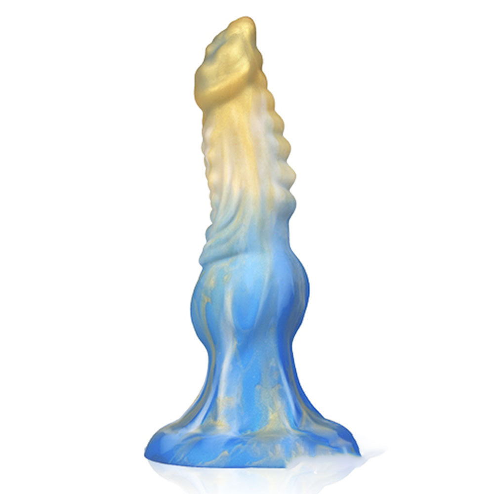Alien Dildo Mixed Color Liquid Silicone Allovers Dildo Sex Toys-Uxolclub