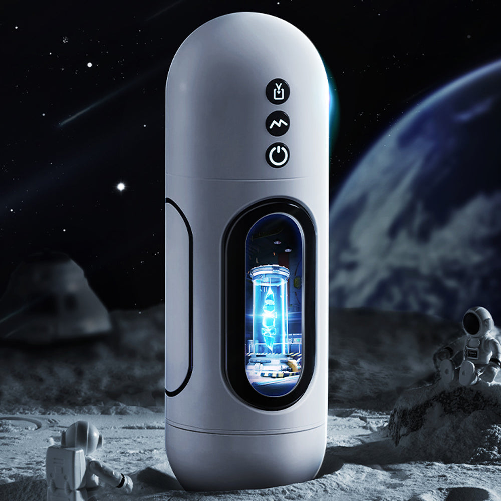 Smart Masturbation Cup Pronunciation Sucking Vibrating Male Blowjob Toy-Uxolclub