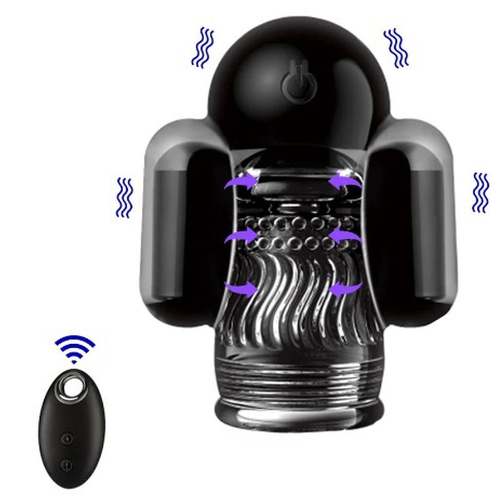 Robot Intelligent 10 Frequency Mode Remote ControlMasturbation cup-Uxolclub