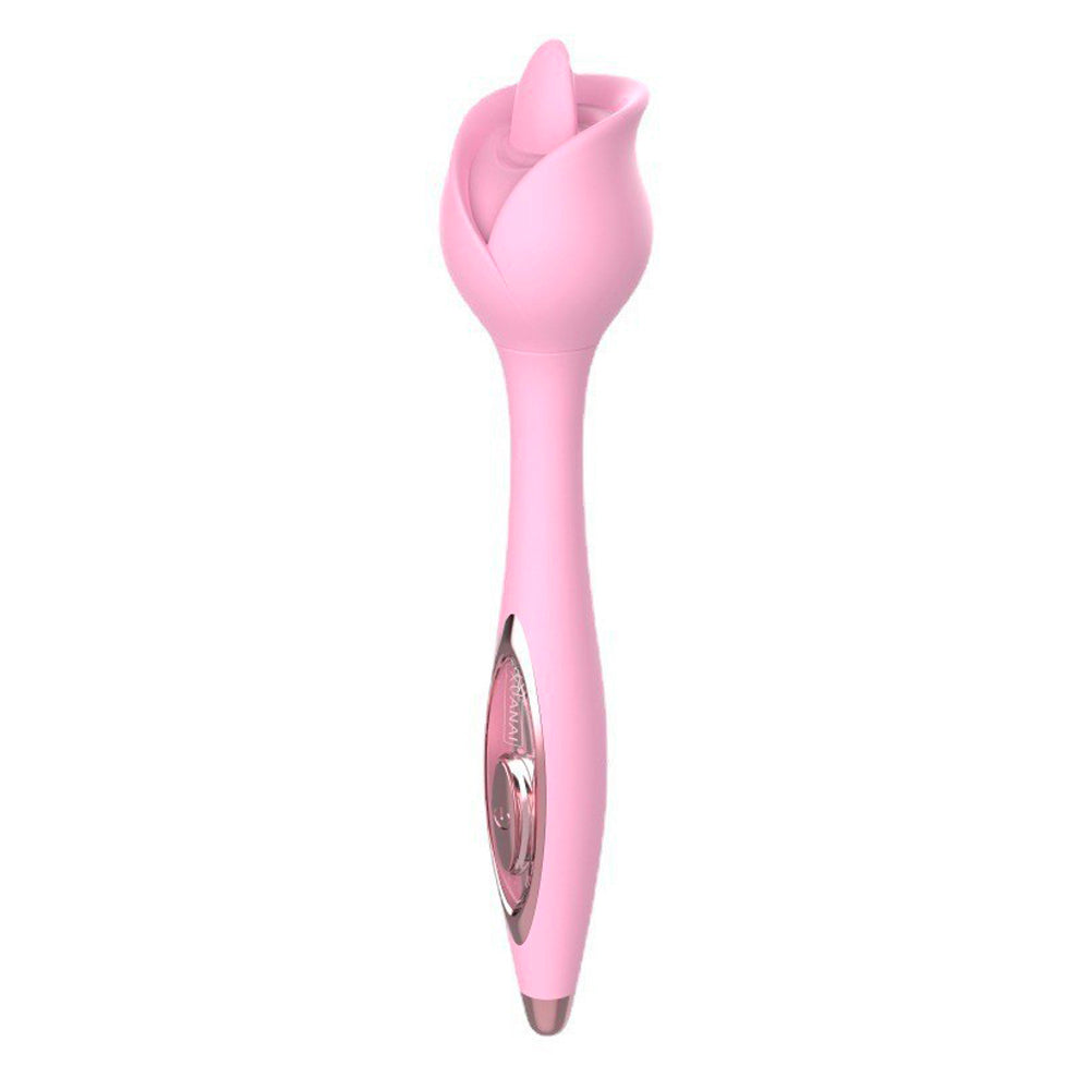 Tongue licking vibration multi-frequency stimulation second tide masturbator-Uxolclub