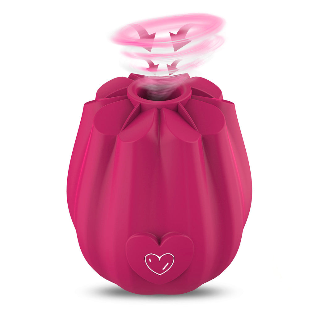 Rose Suction Vibrator for Women Clitoral Nipples with Sucking-Uxolclub