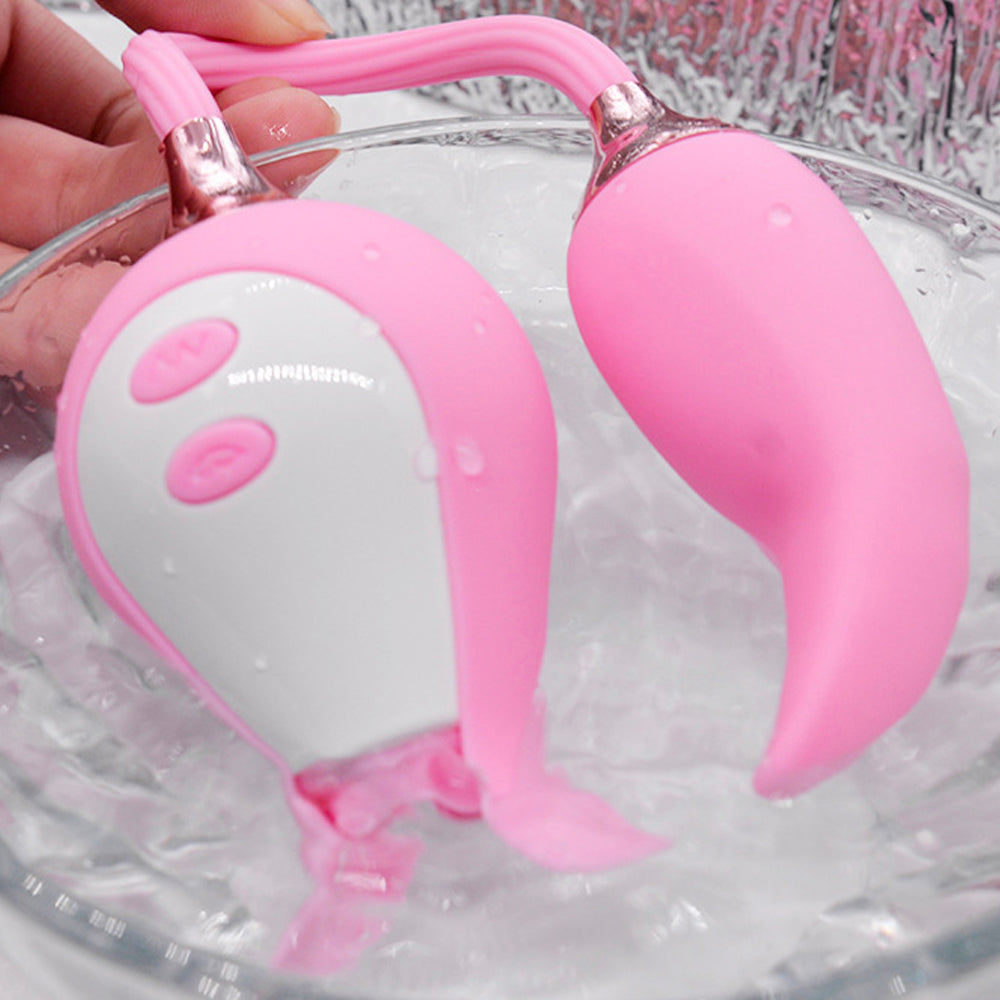 Rose Vibrator With Vibrating Egg Female Masturbation Vibrating Suction-Uxolclub