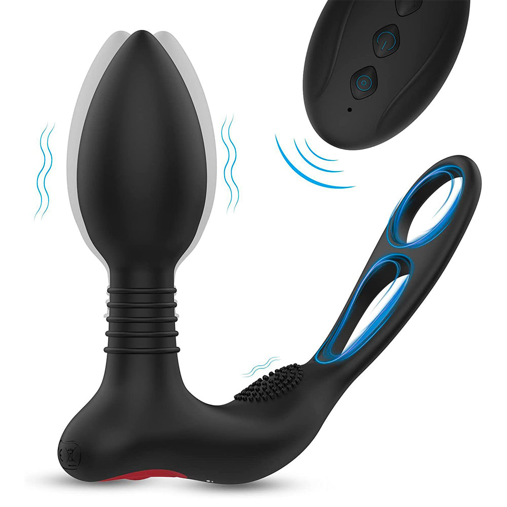 Prostate Massage 10 Frequency Vibrator Anal Plug-Uxolclub